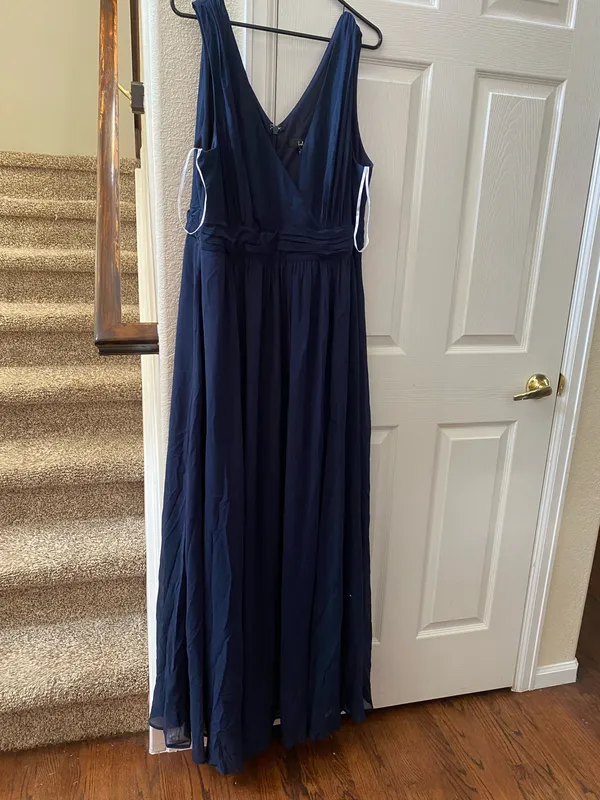 Lulus Maxi Dress Blue Navy NWT - Image 7