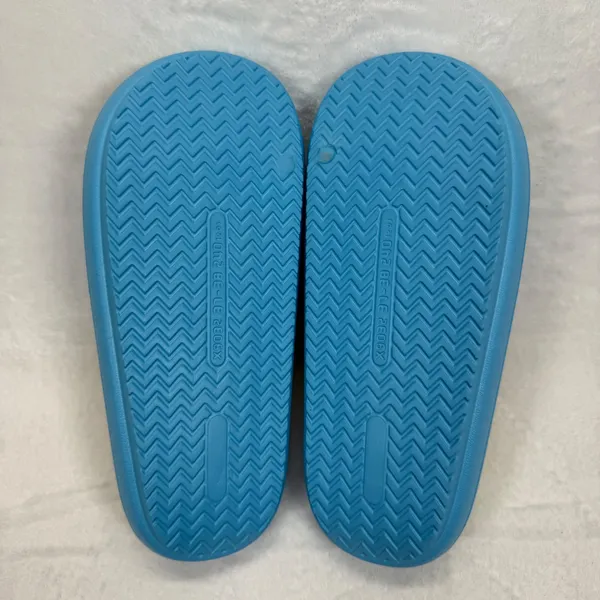 J/Slides Beach Slides Sandals Turquoise Yellow Squish Slides Size 7‎ - Image 11