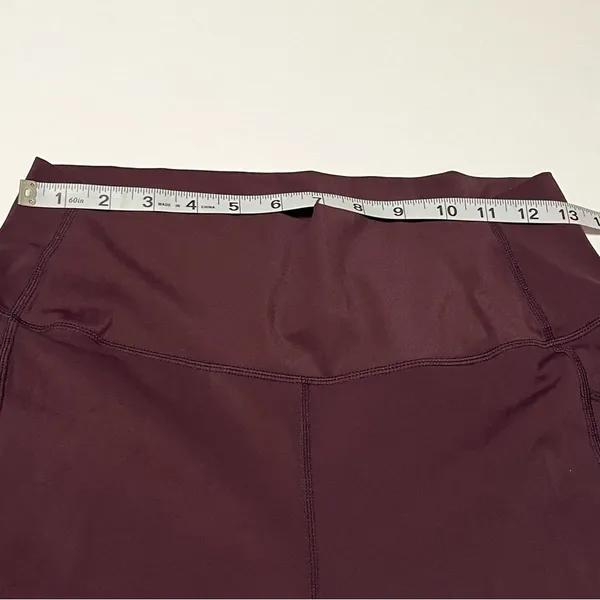 ZYIA Active Womens Size 12 Purple Capri Leggings Cropped Athletic Activewear Gym - Image 5