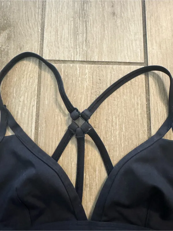 Savage X Fenty Black Strappy Triangle Bralette - Image 4