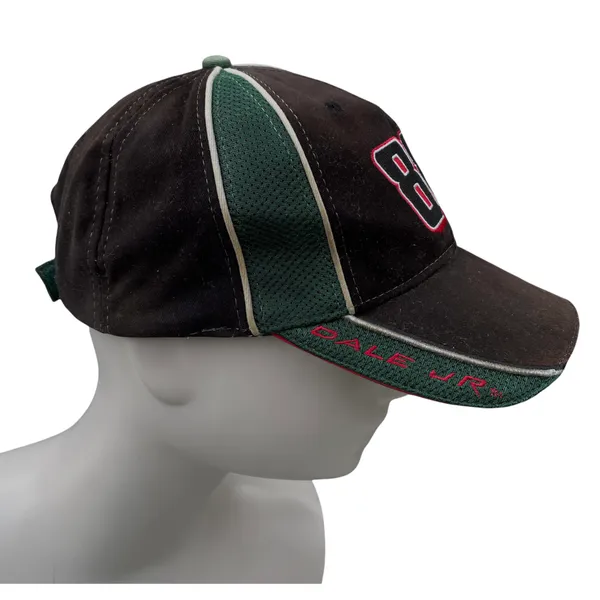 Vintage Nascar #88 Dale Jarrett Black Red Green Adjustable Cap Hat - Image 7