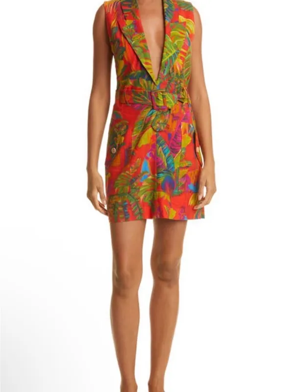 NWT Farm Rio Urban Jungle Mini Dress size Small - Image 2