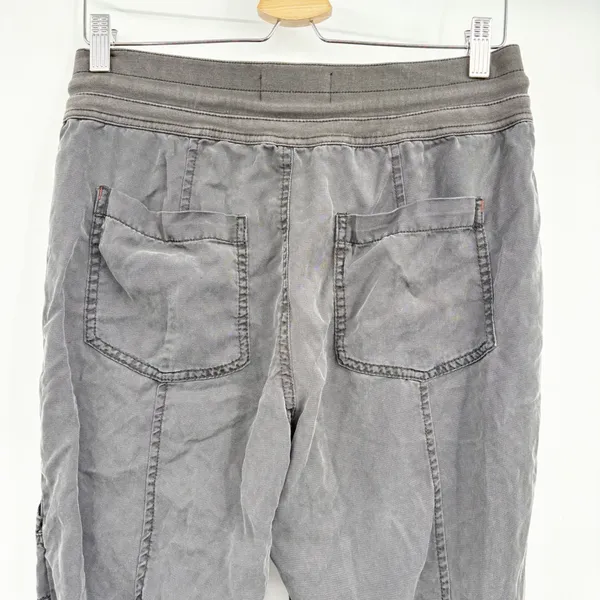 By Anthropologie Womens Gray Lyocell Cargo Utility Gorpcore Jogger Pants Size S - Image 7