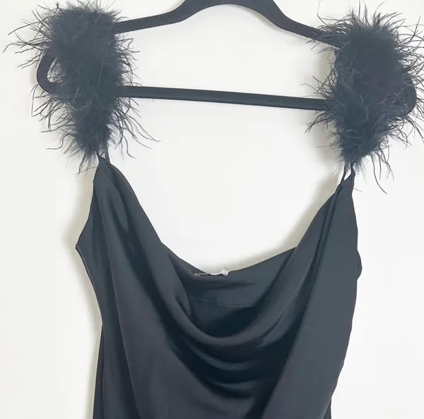 House Of CB Dress Black Tabitha maxi dress Satin - Image 4