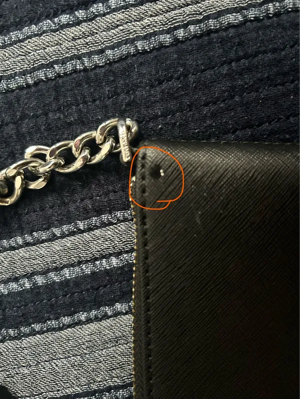 Calvin Klein Black Crossbody Bag with Chain Strap - Image 4
