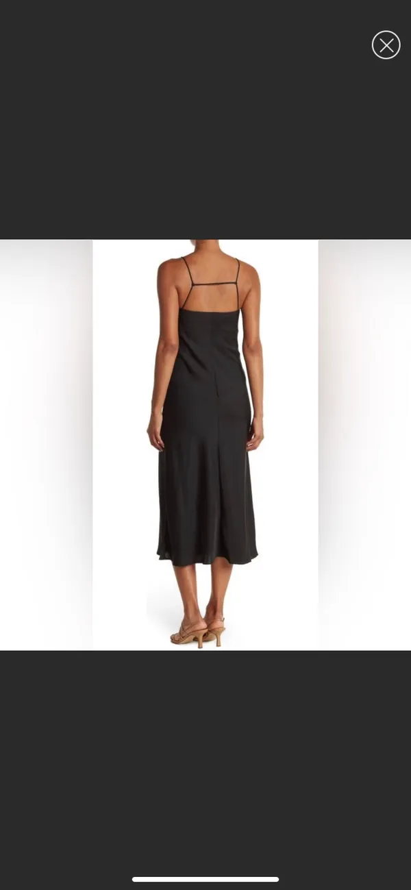 Know One Cares Square Neck Sleeveless Midi Dress - Image 2