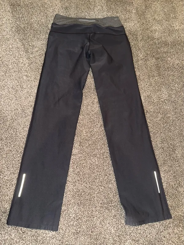 Nike Dri-Fit Women's Black Athletic Running Pants with Reflective Details - Image 4