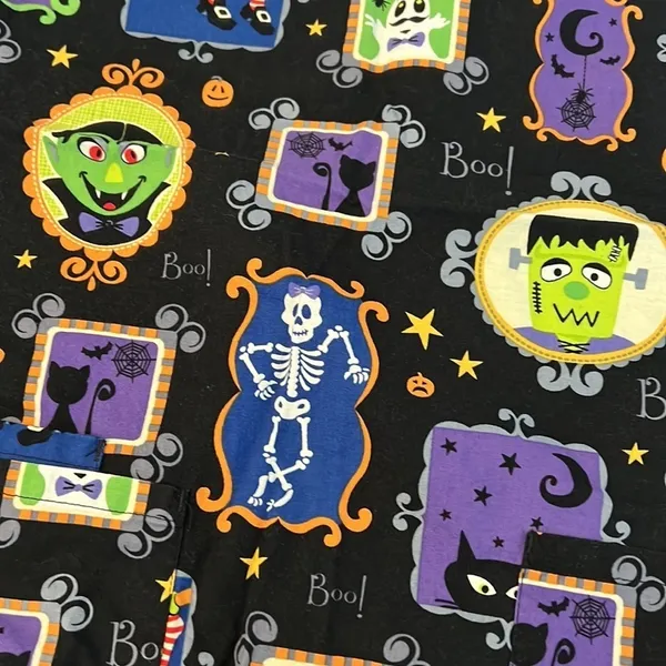 Halloween‎ scrub top Green Size XS - Image 3