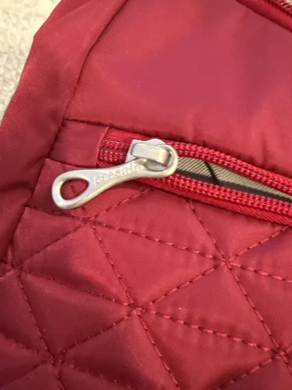 Pacsafe Anti-Theft Quilted Nylon Crossbody Bag - Image 3