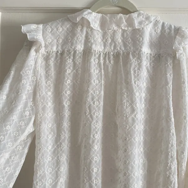 Maeve by Anthropologie, Laila Ruffle Blouse, 8 - Image 2