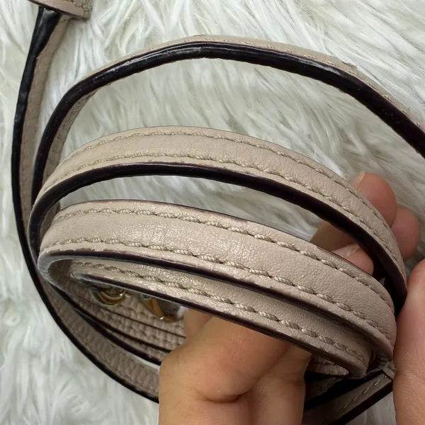 Beige Gold Crossbody Replacement Strap Tan - Image 4