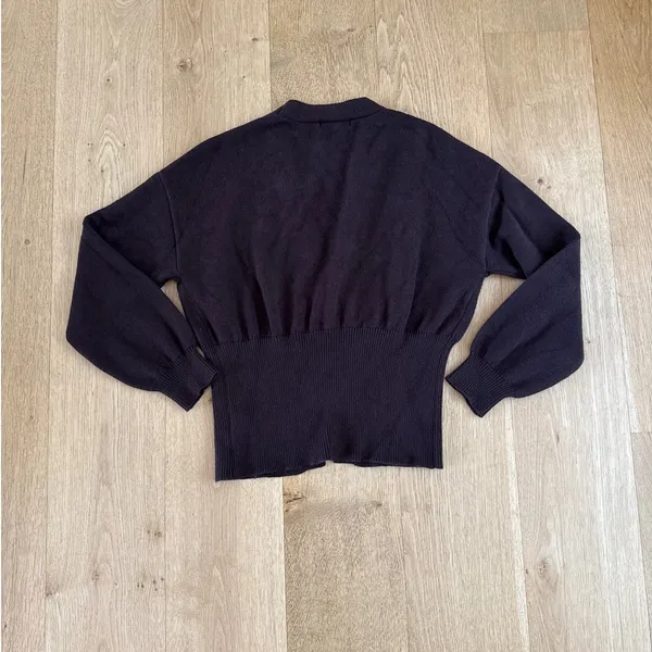 Cupshe Cardigan Effortless Confidence Size XS Brown Gold - Image 5