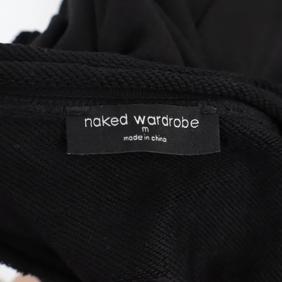 Naked Wardrobe Mens Black Sweatshirt and Joggers 2 Piece Lounge Set M - Image 3