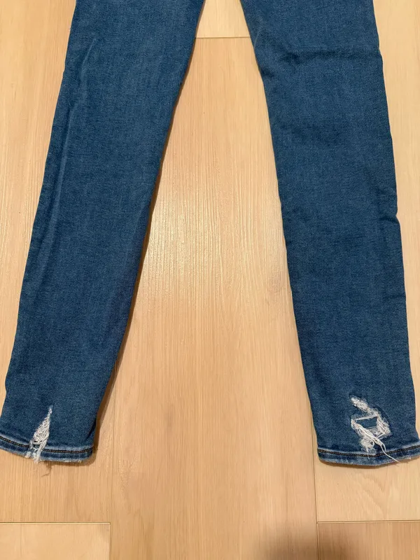 American Eagle distressed Jeans Hi Rise Jegging Women's size 6 X-Long - Image 6