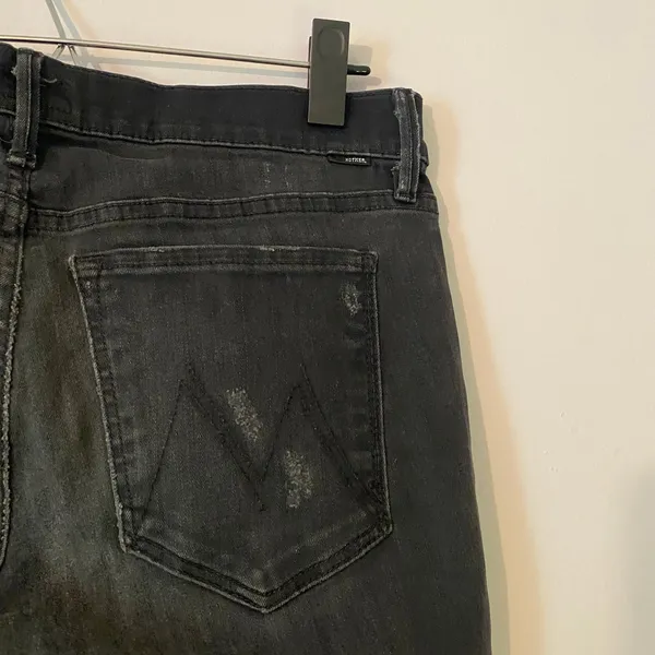 Mother Denim The Runway Flare Bootcut Jeans 9 Lives Black Wash Women's size 30 - Image 8