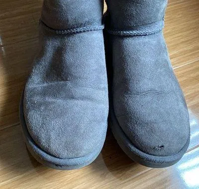 Tall Gray Classic Boots - Image 3