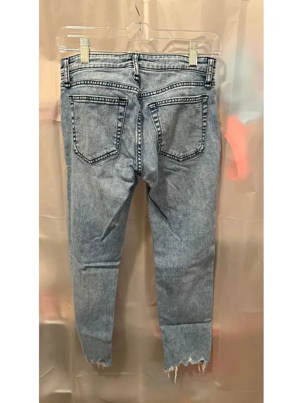 rag & bone Low-Rise cropped Slim Boyfriend Jeans, Size 24 - Image 5