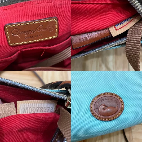 DOONEY & BOURKE Nylon Crossbody Pouchette Bag in Light Blue - Image 13