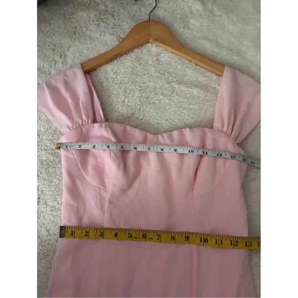 Lulus Magical Magnetism Light Pink Off-the-Shoulder Maxi Dress Size Small Formal - Image 6