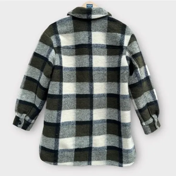 Madewell Belrose Plaid Wool Blend Shirt Jacket - Image 5