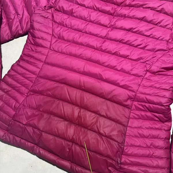 Patagonia Jacket Women's L Pink Down Sweater Hoody Hoodie Zip Up Lightweight - Image 11