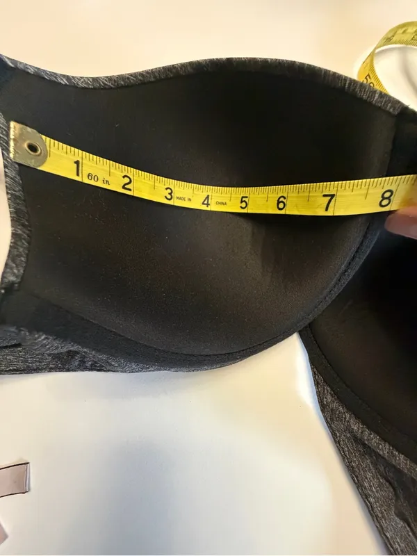 Victoria's Secret Heathered Dark Gray T-Shirt Bra - Image 7