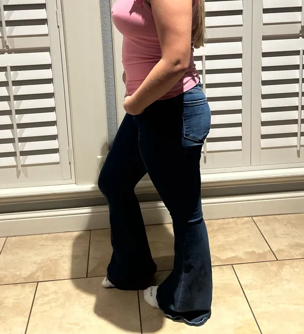 Boutique Rockin C dark wash flare jeans - Image 4