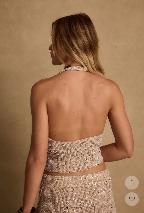 12th Tribe Sequin Skirt Set - Image 3