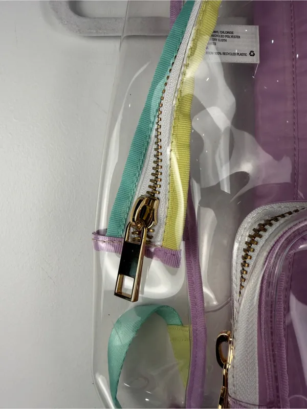 Stoney Clover Lane x Target Transparent Clear & Lavender Backpack - Image 5