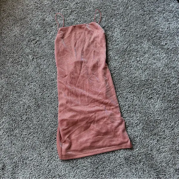 Lovely Day Dusty Pink Mini Dress - Image 2