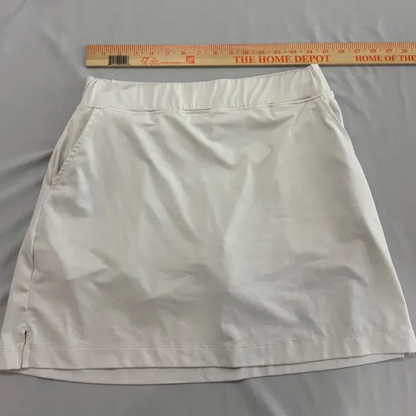 Kyodan Golf Women White Active Skort Size M Built-in Shorts Pockets Athletic - Image 4