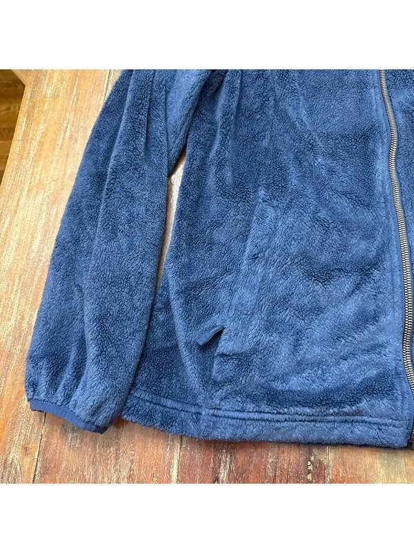 Free Country Blue Fleece Full Zip Jacket Womens Medium - Image 3