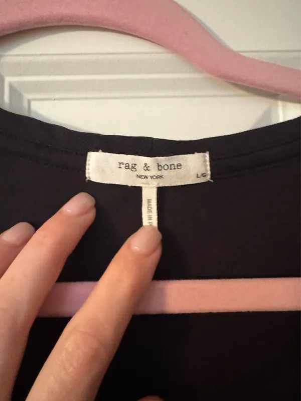 Rag & Bone Top Black - Image 2