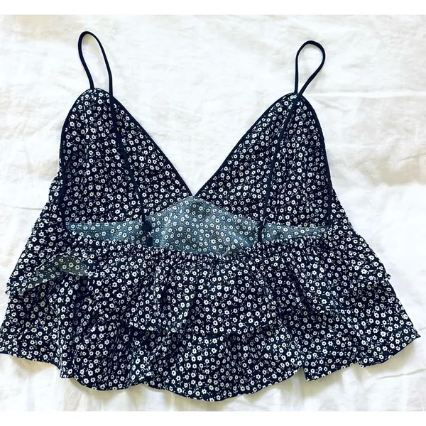Vici Daira Floral Babydoll Crop Top - Image 9