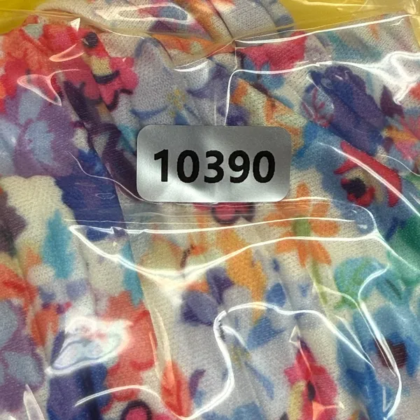 Amanda Uprichard Floral Pleated Romper Tie Shoulder Square Neck Multicolor M - Image 10