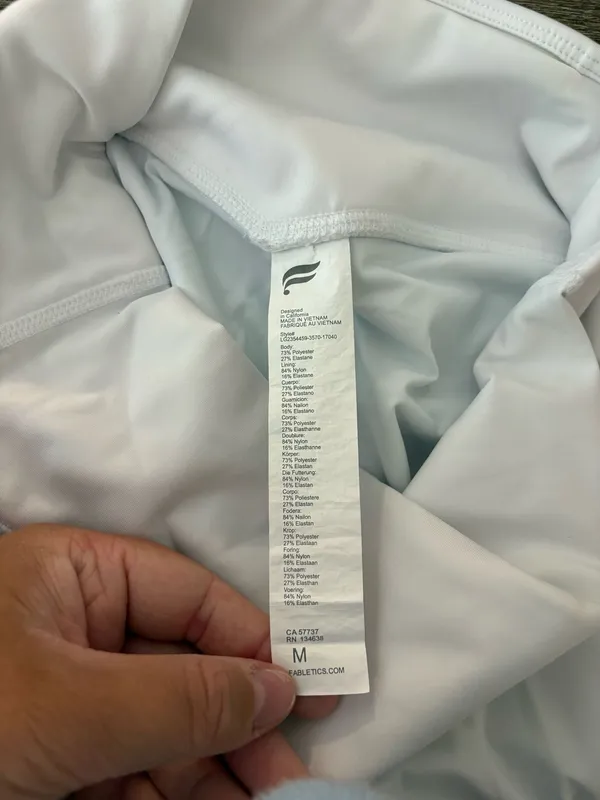 White Fabletics Leggings - Image 5