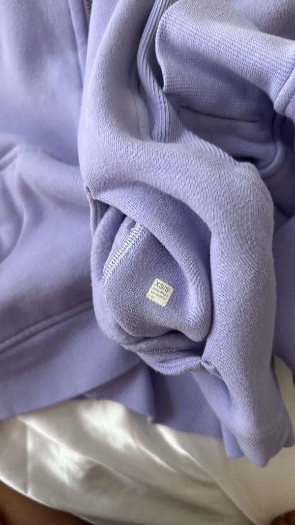 Purple Scuba Half-Zip Lululemon XS/S Oversized Hoodie - Image 2