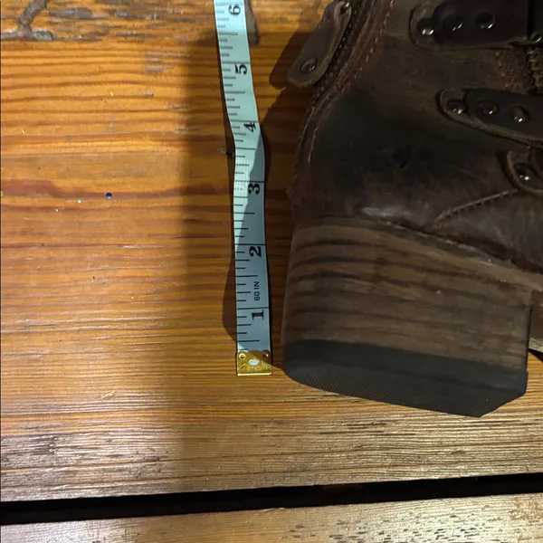 Freebird Brown Leather Grecko Ankle Boot‎ Sz 10 - Image 11