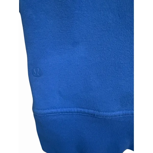 Lululemon All Yours Crew *Fleece Blue Nile‎ Women's Size 6? - Image 9