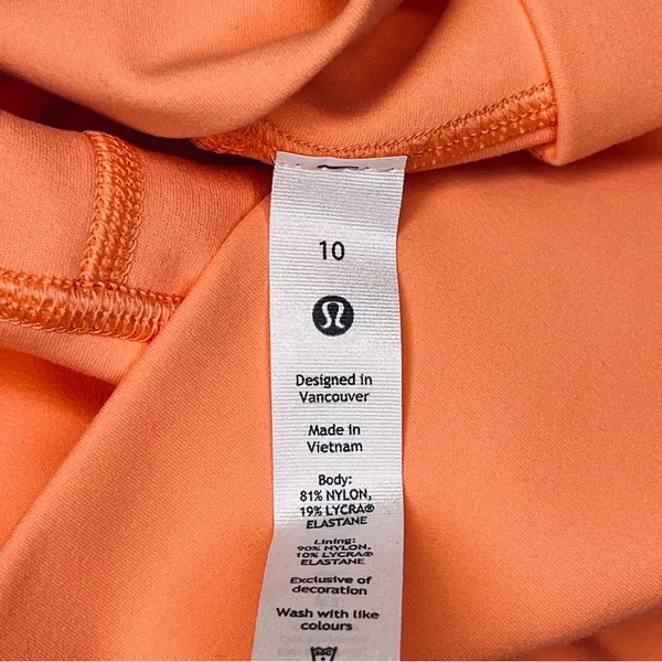 Lululemon Align High Rise Pants Leggings Sunny Coral 10 NWT - Image 11