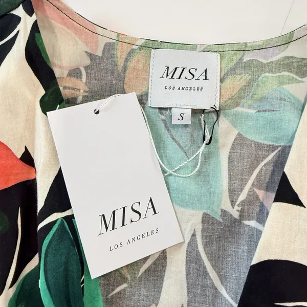 MISA Los Angeles Della Dress Las Palmas Colorful Floral Cocktail Resort SMALL - Image 11