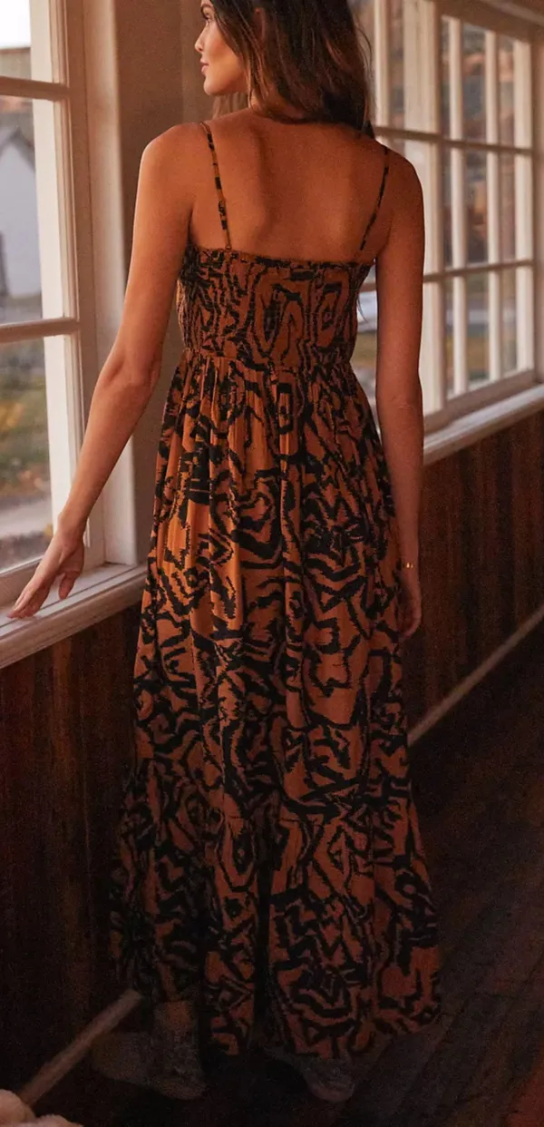 Anthropologie Smocked Sleep Maxi Dress - Image 3