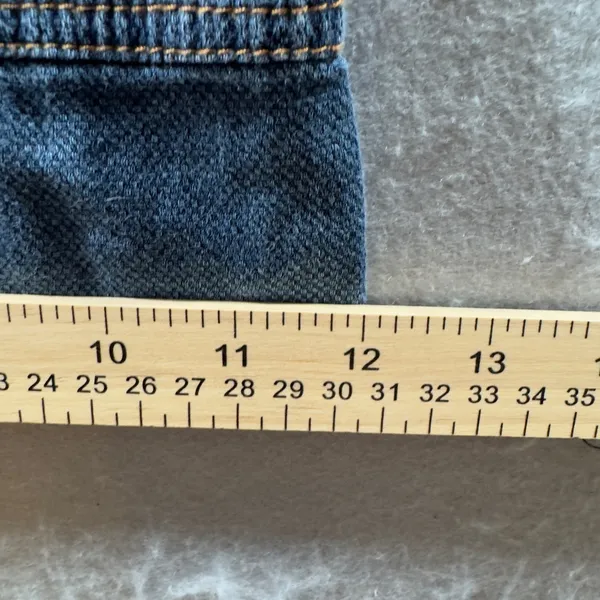 1629 |‎ Max Studio London Wide Leg High Waist Denim Trousers Blue Womens XS - Image 5