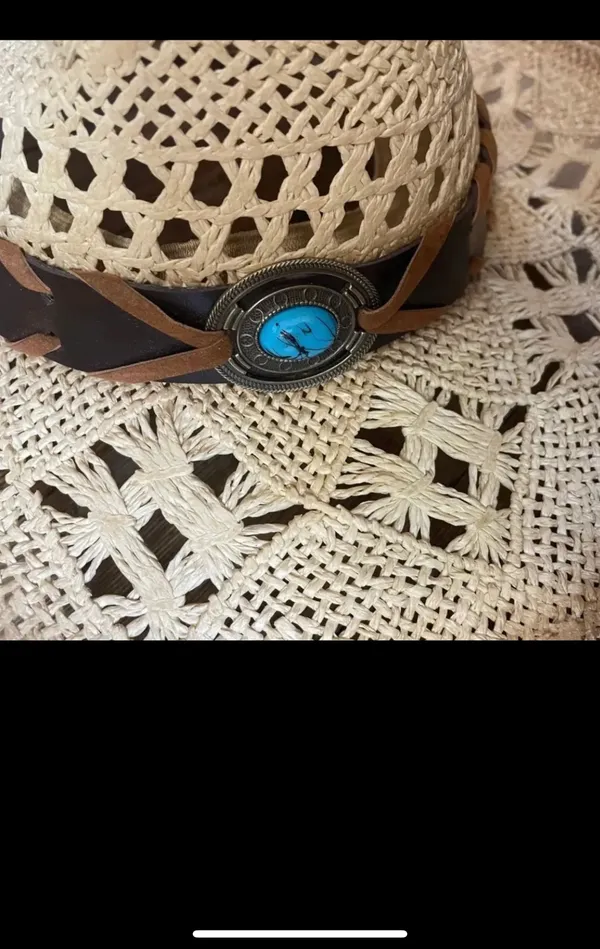 Coastal Turquoise Cowboy Hat Blue - Image 4