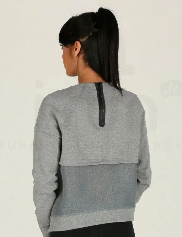 Nike EUC  Tech Fleece Mesh Crewneck Pullover - Image 2