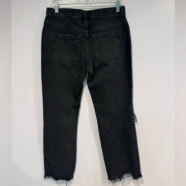 We the free‎ black button fly straight jeans - Image 4