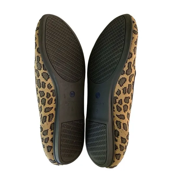 Rothy’s leopard round toe flats RETIRED size 8 - Image 8