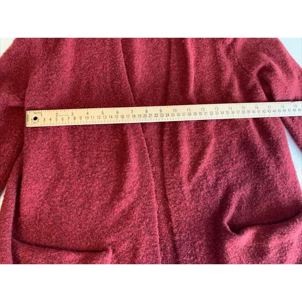 Madewell Walker Cardigan Medium Cozy‎ Soft Long Sleeve Open Wool Alpaca Sweater - Image 3