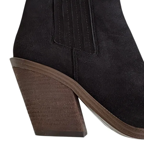 EUC Vince Camuto Leather Ackella Boots Black Size 8 - Image 3