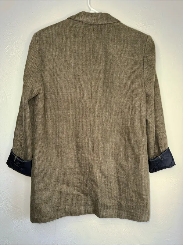 Zara Brown‎ Textured Blazer Women’s Small - Image 2
